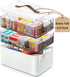Homaigie Extra Tall 3-Tier Medicine Cabinet Organizer for Upright Medicine Bottles Organizer, Portable