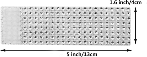 KPOSIYA Napkin Rings, Pack of 60 Rhinestone Diamond Adornment for Wedding Receptions, Dinner or Holiday Parties