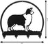 SWEN Products Border Collie Metal Key Chain Hanger, Leash Holder
