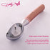 13.9 2.68 1.97 Inch Dolly Parton Ice Cream Scoop, Blush Stainless Steel Head with Ergonomic Weighted Handle, Dishwasher