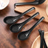 6Pcs Asian Soup Spoons, Melamine Rice Spoons Tablespoon, Chinese/Japanese Kitchen Soup Spoons for Cereal, Small Spoons for Ramen , Deep Oval Hook Design