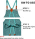 ZOMAO Chef Apron, Cotton Canvas Gardening Apron with Large Pockets for Men and Women,Kitchen Cooking Baking Bib Heavy