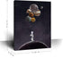 ARTZON Inspirational Wall Art Canvas Print, Astronaut Holding Planet Framed Artwork for Bedroom & Office, 12x16inch