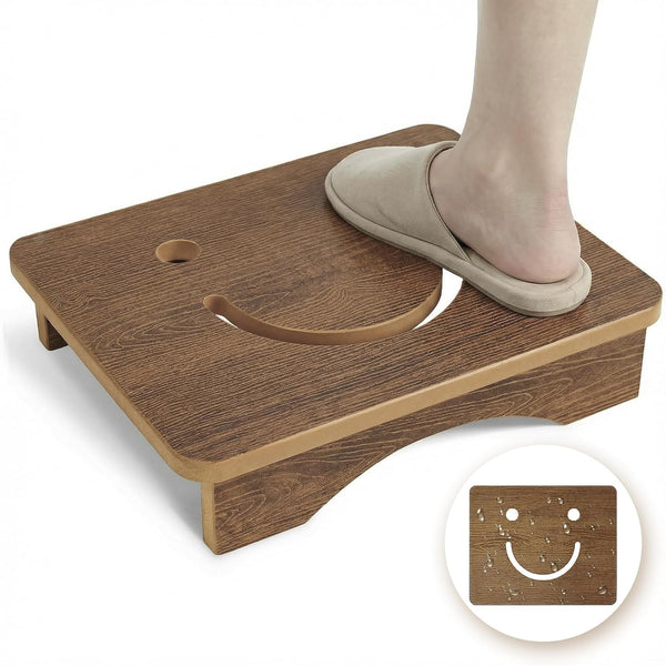 Y&M One Step Stool for Adults Seniors, Waterproof HDPE Bedside Support Step