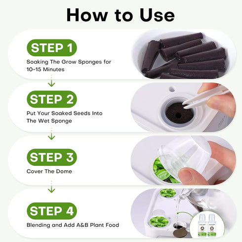 120 Systems,120 120 Ahopegarden Pcs Seed Pod Kit for Aerogarden, Highly Breathable Hydroponics Replacement Pods