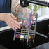 Rainbow Kitchen Utensil Holder for Counter, Stainless Steel Crocks with Rainbow Titanium Coating, Easy Cleaning