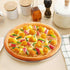 TeamFar 10 Inch Pizza Pan - Stainless Steel Pizza Tray for Oven Baking, Set of 2, Non Toxic & Dishwasher Safe