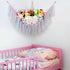 Hammock 59 Inch Stuffed Animal with LED Lights - Large Toy Storage Net for Kids Bedroom, Wall-Mounted Plush Organizer