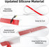 39 inch Water Barrier for Sink, Silicone Rubber Kitchen Splash Guard, Bendable Corner Dam for Countertop