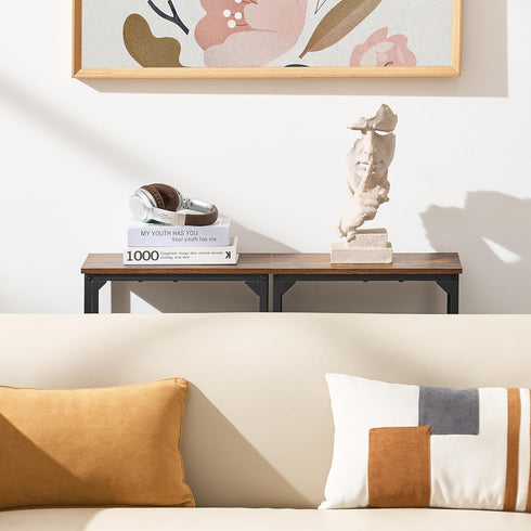 DALEMHOME 9.4 15.7 31.5 Inches, Console Table, Narrow Entryway Table, Thin Sofa Table, Behind Couch Table,for Hallway