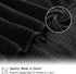 18 Set-6 Sheets,6 Towels,6 Set Pcs Black Woven Family Towels Bath Hand Washcloths Soft Polyester Towels Absorbent
