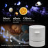 6 Planet Projector Night Light for Bedroom,Starry Galaxy Light Projector with Bluetooth Speaker,White