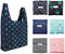 6 Pack Reusable Shopping Grocery Bags with Pouch, Foldable, Washable, Heavy Duty Tote, Eco-Friendly