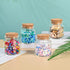 4PCS 50ml Small Empty Glass Bottle with Cork Stopper, Jars for DIY Art Crafts Projects Decoration Party Supplies