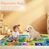 3x5 Kids Rug for Playroom, ABC Educational Carpet for Classroom,Non Slip Washable Play Mat with Alphabet Numbers