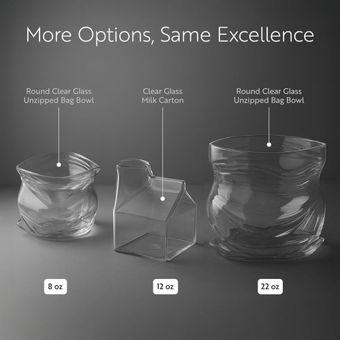 12 1 Restaurantware Ounce Glass Milk Carton Reusable Milk Carton Creamer - Durable Serve Cream Milk or Juice Clear