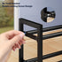 3-Tier Rack,17"-33" Closet,Metal Abiglifty Expandable Shoe Adjustable Shoe Rack for Shoes Shelves for Front Door