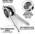 Zulay Kitchen Lemon Squeezer Stainless Steel - Heavy Duty Manual Citrus Press and Lime Squeezer