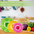 Plastic Bowl Covers, 60 PCS Elastic Reusable Fresh Keeping Bags, 3 Size Food Covers