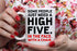 Funnwear Some People Just Need A High-Five - Funny Coffee Tea Mug, 11oz, Perfect for Sarcastic Gifts