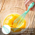 NCAM 5 Pcs Silicone Whisk for Cooking, Mini Stainless Steel Dough Whisk, Non Stick Hand Whisk