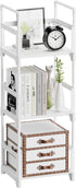 FIDUCIAL HOME 3 Tiers Small Bookshelf Book Shelf White Kids Bookcase Mini
