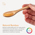 4.7" (12cm) New Zealand Honey Co. Manuka Honey Bamboo Spoon