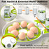 8/30 2 Egg Incubators for Hatching Eggs, Chicken Egg Incubator with Automatic Egg Turning, Temperature Control
