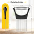 zokxoiy Premium Onion Slicer, Stainless Steel Onion Holder for Slicing, Kiwifruit, Tomatoes, Avocados, Eggs, Lemon