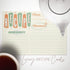 Retro Recipe Cards from Dashleigh: 48 Blank, Water-Resistant, Double-Sided Cards, 4x6 inches