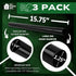 1.25 Inch Vacuum Extension Wands - 32mm Vacuum Accessories & Attachments, 15.75" Extension Wand for Shop Vac, 3 Pack