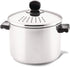 Farberware Classic Series 8-Quart Stainless Steel Covered Straining Stockpot with Lid, Silver