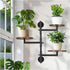 Wooden Rotatable Window Sill Plant Stand, 3 Tier Wall Plant Holder, 180