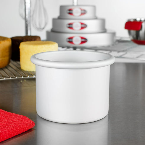 Fat Daddio's Silver Round Cake Pan, 5 x 4 Inch