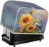 Xoenoiee Butterfly Bird Floral Pattern Toaster Cover, Quilted Cover for 2 Slice Bread Maker, Kitchen Appliance Cover