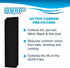 HQRP Filter Kit with 2 HEPA & 4 Carbon Prefilters Compatible with Fellowes AeraMax 100 Air Purifier Models 90, 100,