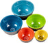Prepara Two-Tone Melamine Pinch Bowl Set - Set of 5, Multi