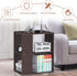 3-Tier (1, Giantex End Table with Shelves Open Storage, Side Table W/Foot Pads for Living Room, Bedroom, Study, Office