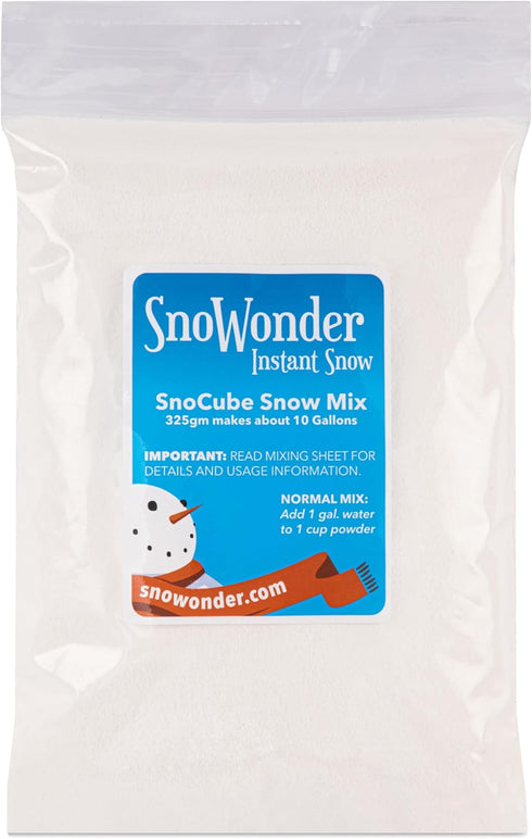 SNOWONDER Instant Snow - Fake Artificial Snow, Makes 10 Gallons of Cloud Slime
