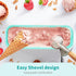Boxdljh Set 2, 1.5 Ice Cream Containers of Quart Ice Cream Tub, Reusable Homemade Ice Cream Tubs with Stackable Freezer