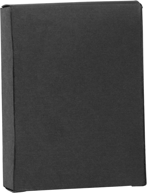 Neil Enterprises Inc. Black Leather Self-Stick Photo Album, 2.5" x 3.5", Holds 10 Photos