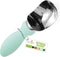 Spring Chef Stainless Steel Ice Cream Scoop, Heavy Duty Kitchen Tool with Soft Grip Handle, Mint
