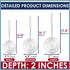 Stainless Steel Spider Strainer Skimmer Spoon Set of 3, Solid Wire Asian Ladle Pasta Strainer with Long Handle