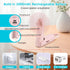 Pink Handheld Fan, Portable Bullet Shape 3000mAh USB Rechargeable 6 IN 1 Personal Fan for Travel