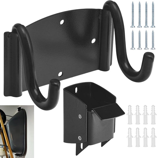 Wheelbarrow Storage Bracket/Hook, 90 lbs Capacity, Maximize Space in Garden, Shed or Workshop