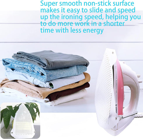FQTANJU 2 Pcs Ironing Shoe Cover - Ironing Accessories for Electric Iron Sole Quick Install Cover