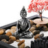 Zen Garden Kit for Desk, 8.5×7.5 Inches Japanese Mini Accessories, Sand Tray Therapy Kit for Home Office Decor