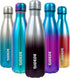 BJPKPK Insulated Water Bottles - 17oz/500ml Stainless Steel, Sports Water Bottles Keep Cold for 24 Hours and Hot for 12