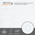 King Waterproof Mattress Protector - Breathable Noiseless Cover, Deep Pocket Fit Up to 21 Inches, White