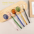 Turbokey 6.1 Inches Glass Spoons, Heat Resistant Transparent Crystal Teaspoons Mini Coffee Stirring Spoon,for Cold